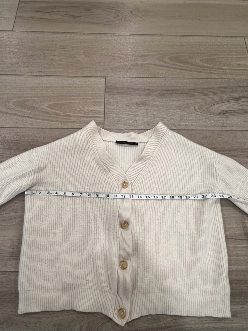 $445 Jenni Kayne Cropped Cashmere Cocoon Cardigan XL oversized boxy - Picture 5 of 9